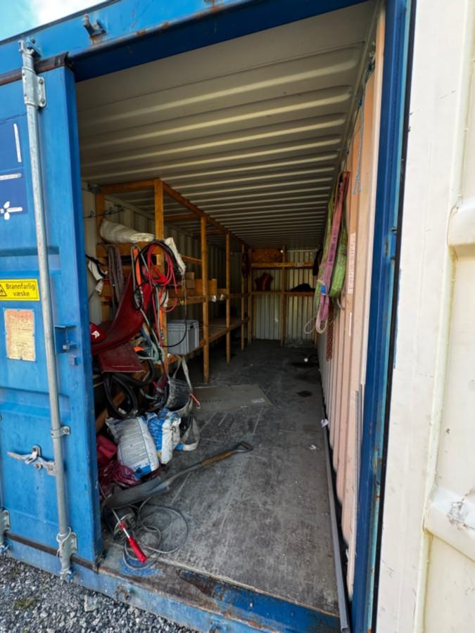 20 Fots lagercontainer med innredning