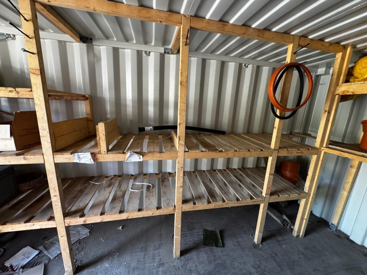 20 Fots lagercontainer med innredning