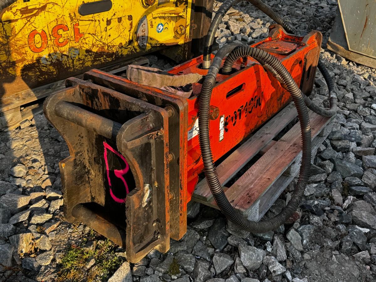 EDT 1600 hydraulisk pigghammer – S60-feste