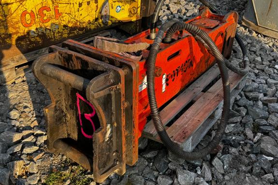 EDT 1600 hydraulisk pigghammer – S60-feste