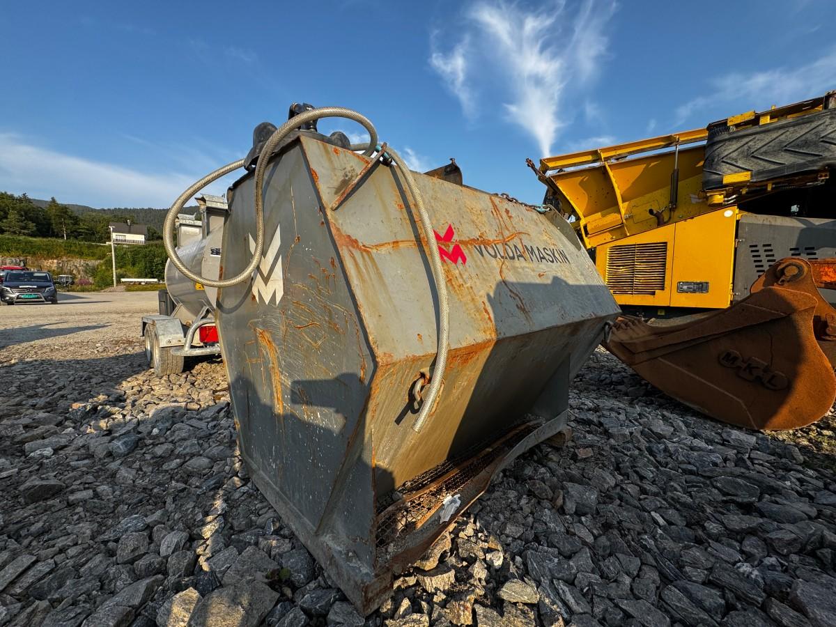 Mobil dieseltank/drivstofftank med elektrisk pumpe