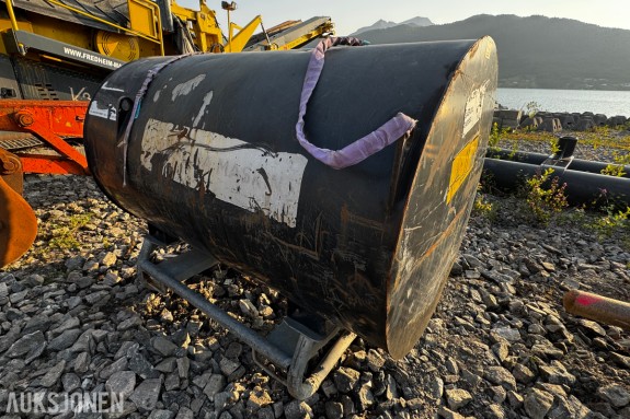 Mobil dieseltank/Fuel Proof drivstofftank med pumpe og filter
