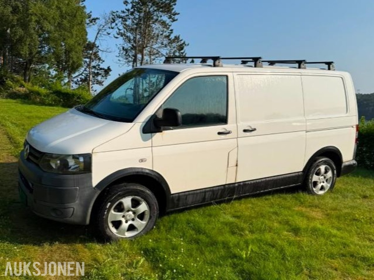 2012 Volkswagen Transporter T5 2.0D 102hk 2x Skyvedører Hengerfeste