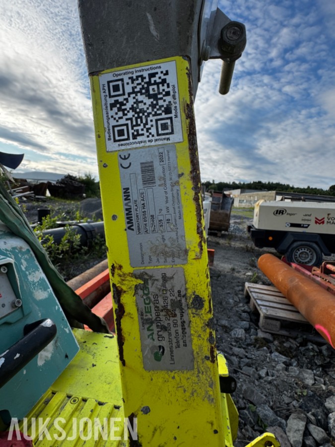 Ammann APH 60/85 ACE reverserbar vibrasjonsplate – 2022 modell