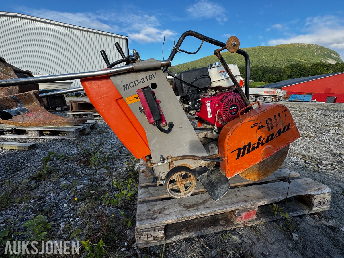 Mikasa MCD-218V bensindrevet betongsag/gulvsag med Honda GX390 motor