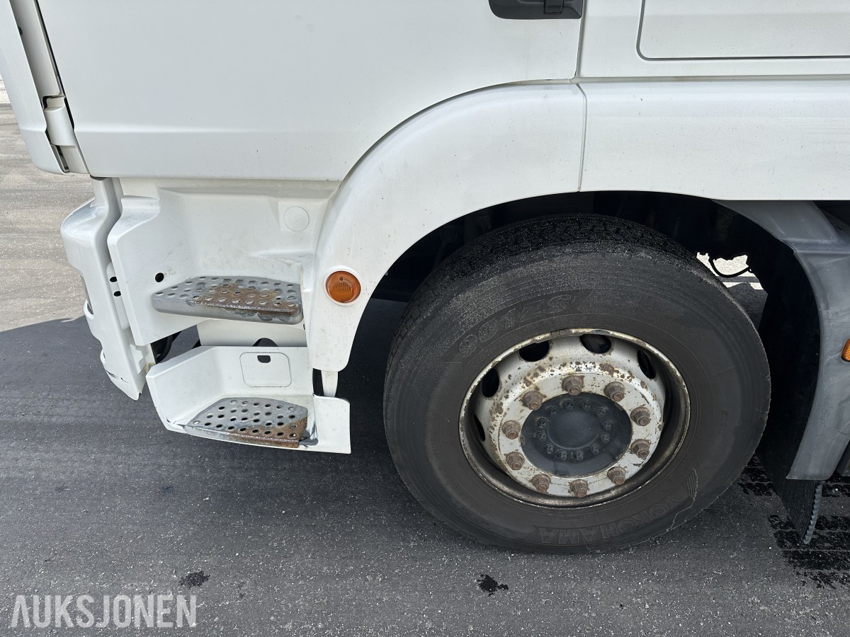 2018 MAN TGM 290 2 X 4 18 pll m/fullsideåpning og 2t bakløft