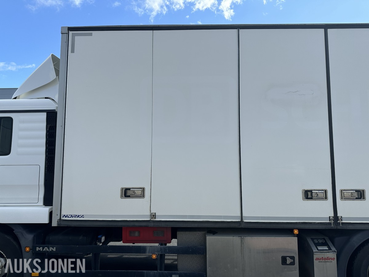 2018 MAN TGM 290 2 X 4 18 pll m/fullsideåpning og 2t bakløft
