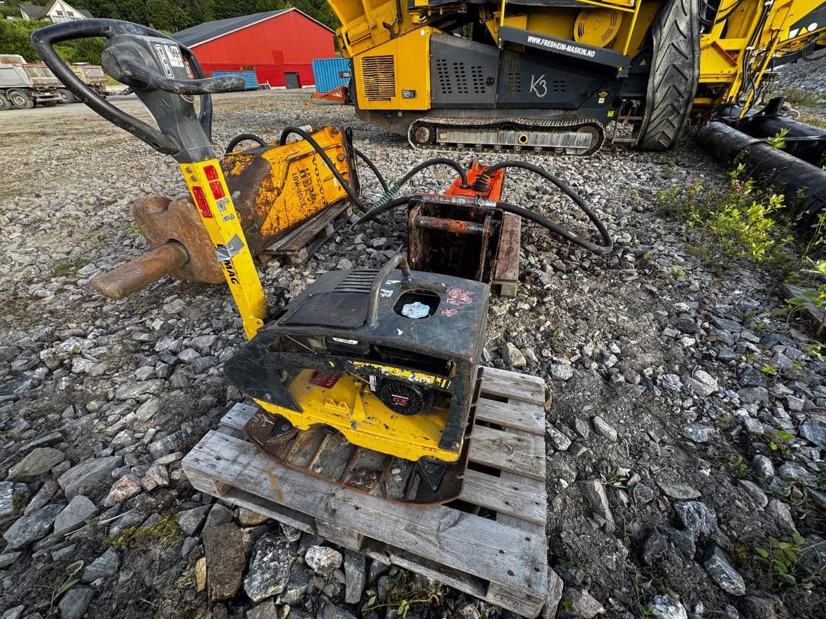 2013 Bomag BPR 35/60 reverserbar vibroplate med Honda GX160 bensinmotor – 2013 modell