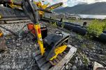 2013 Bomag BPR 35/60 reverserbar vibroplate med Honda GX160 bensinmotor – 2013 modell