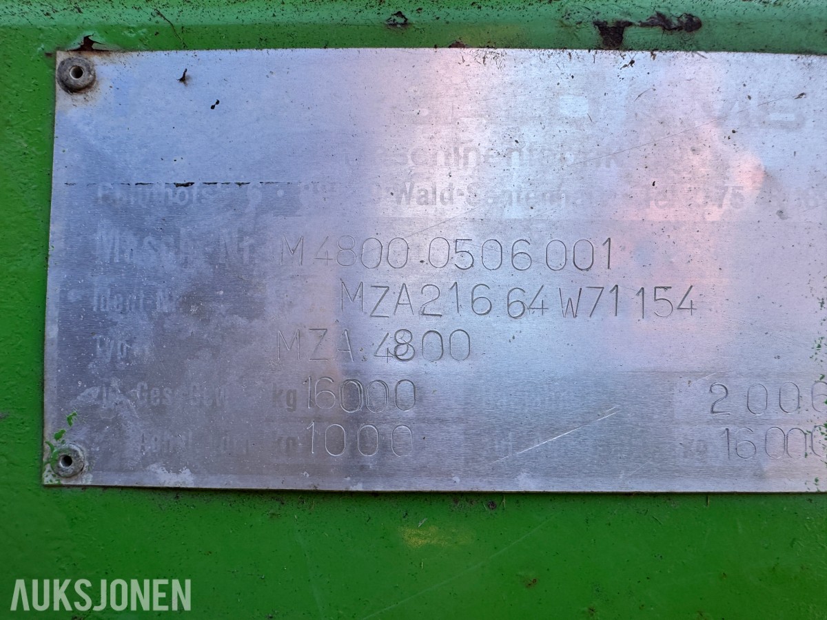 2006 Willibald MZA 4800 Fliskutter/kvern