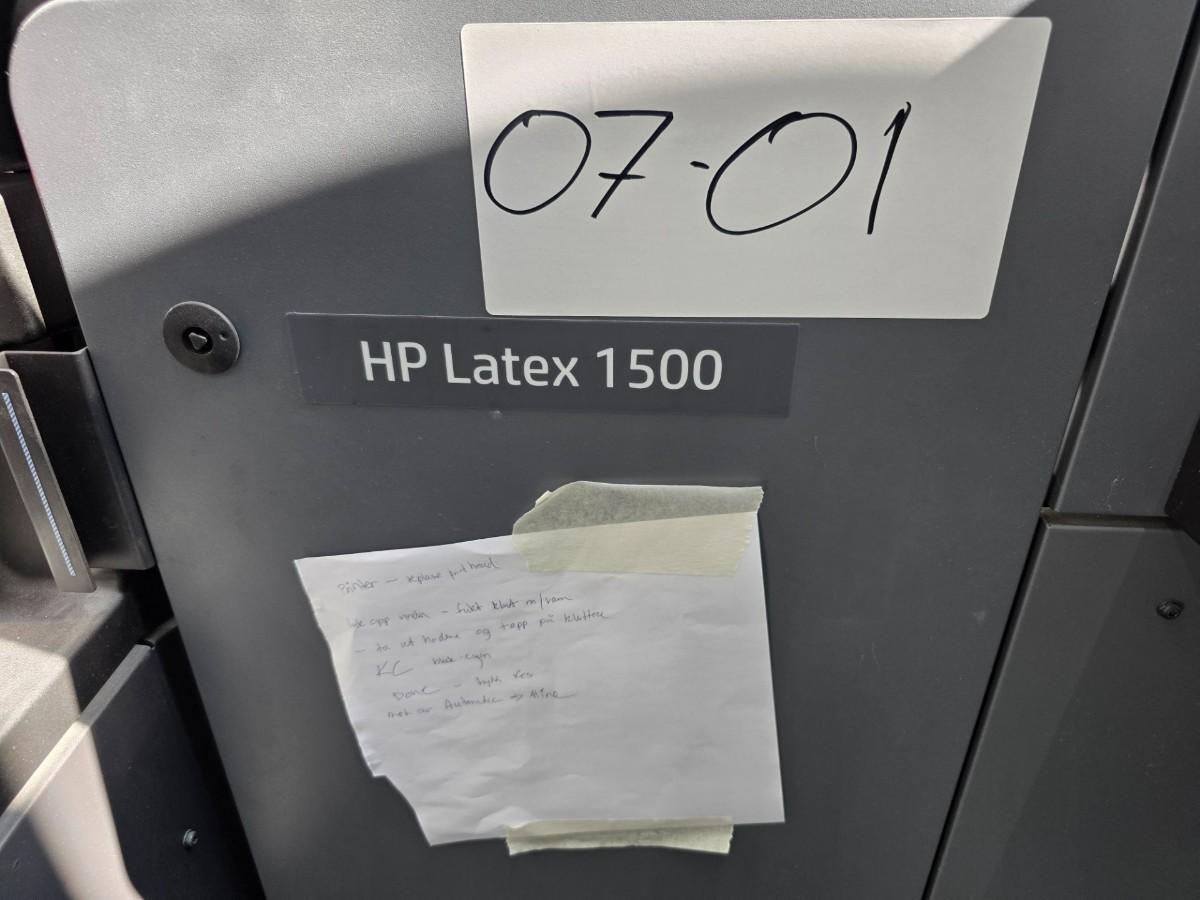 2017 HP Latex 1500 Plotter K4T88A