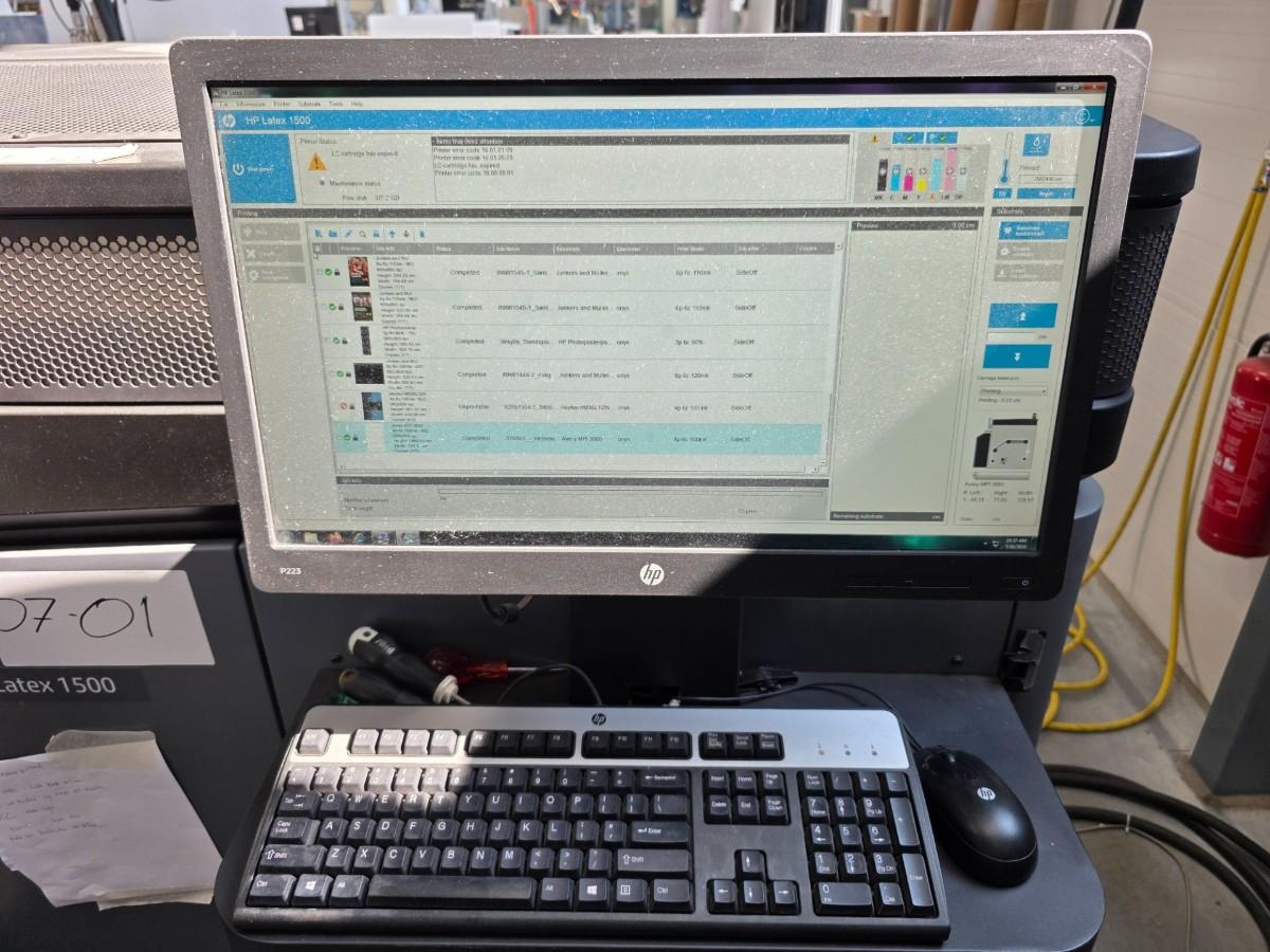 2017 HP Latex 1500 Plotter K4T88A