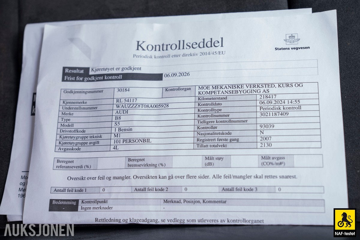 2008 Audi S5 4.2 V8 354 HK QUATTRO MANUELL NAVI 