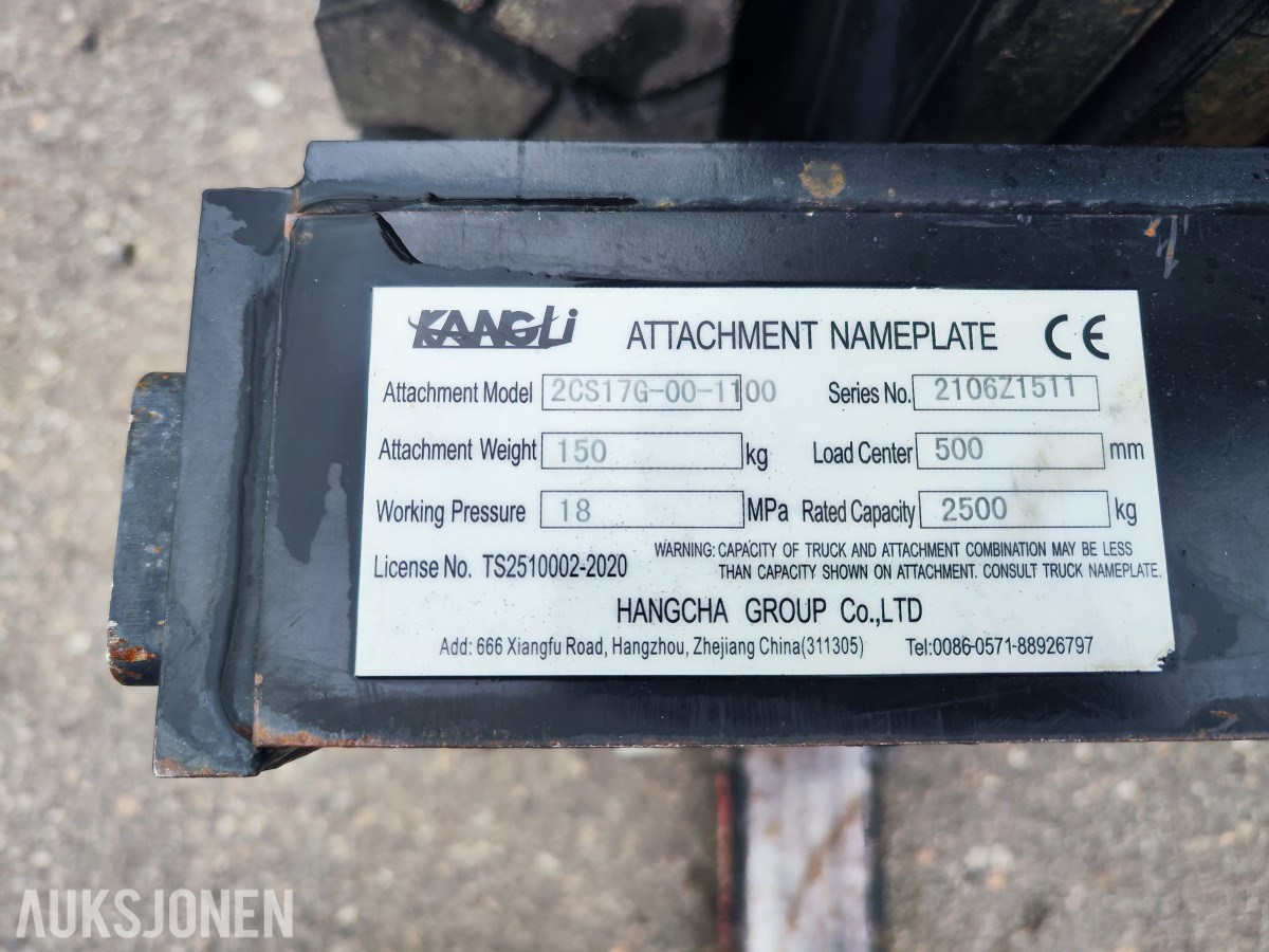 2021 Hangcha CPCD25-XW97F dieseltruck – 2 500 kg – 4,7 m