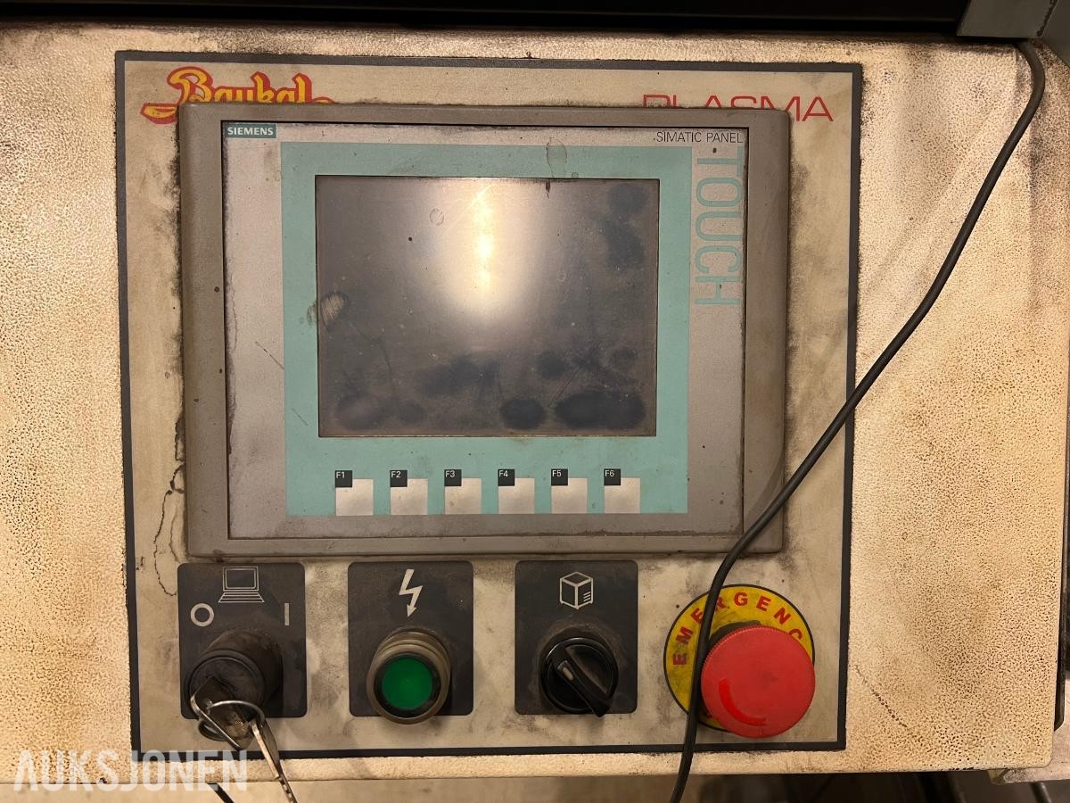 2016 Baykal BPL-H 2506 plasma med 2500mmx6000mm skjærebord