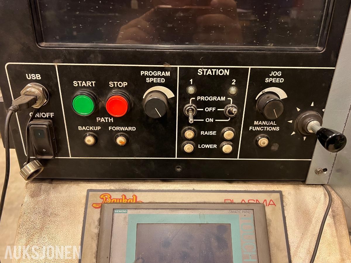 2016 Baykal BPL-H 2506 plasma med 2500mmx6000mm skjærebord