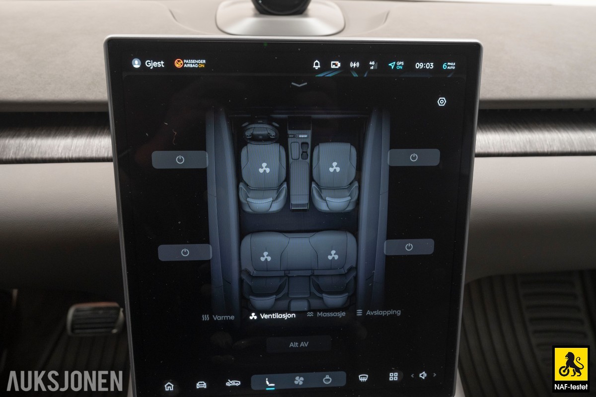 2024 NIO ET7 AWD PANORAMA LUFT HEAD-UP 360-KAMERA ACC MASSASJE