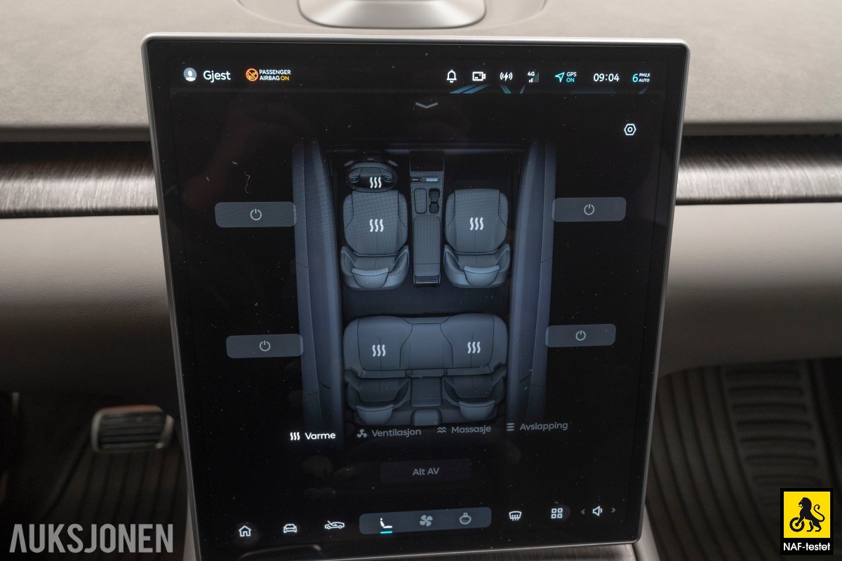 2024 NIO ET7 AWD PANORAMA LUFT HEAD-UP 360-KAMERA ACC MASSASJE
