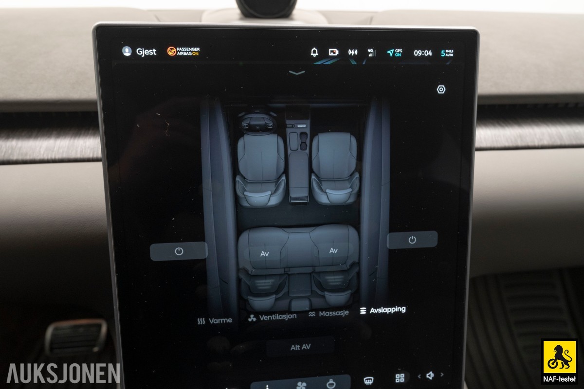 2024 NIO ET7 AWD PANORAMA LUFT HEAD-UP 360-KAMERA ACC MASSASJE