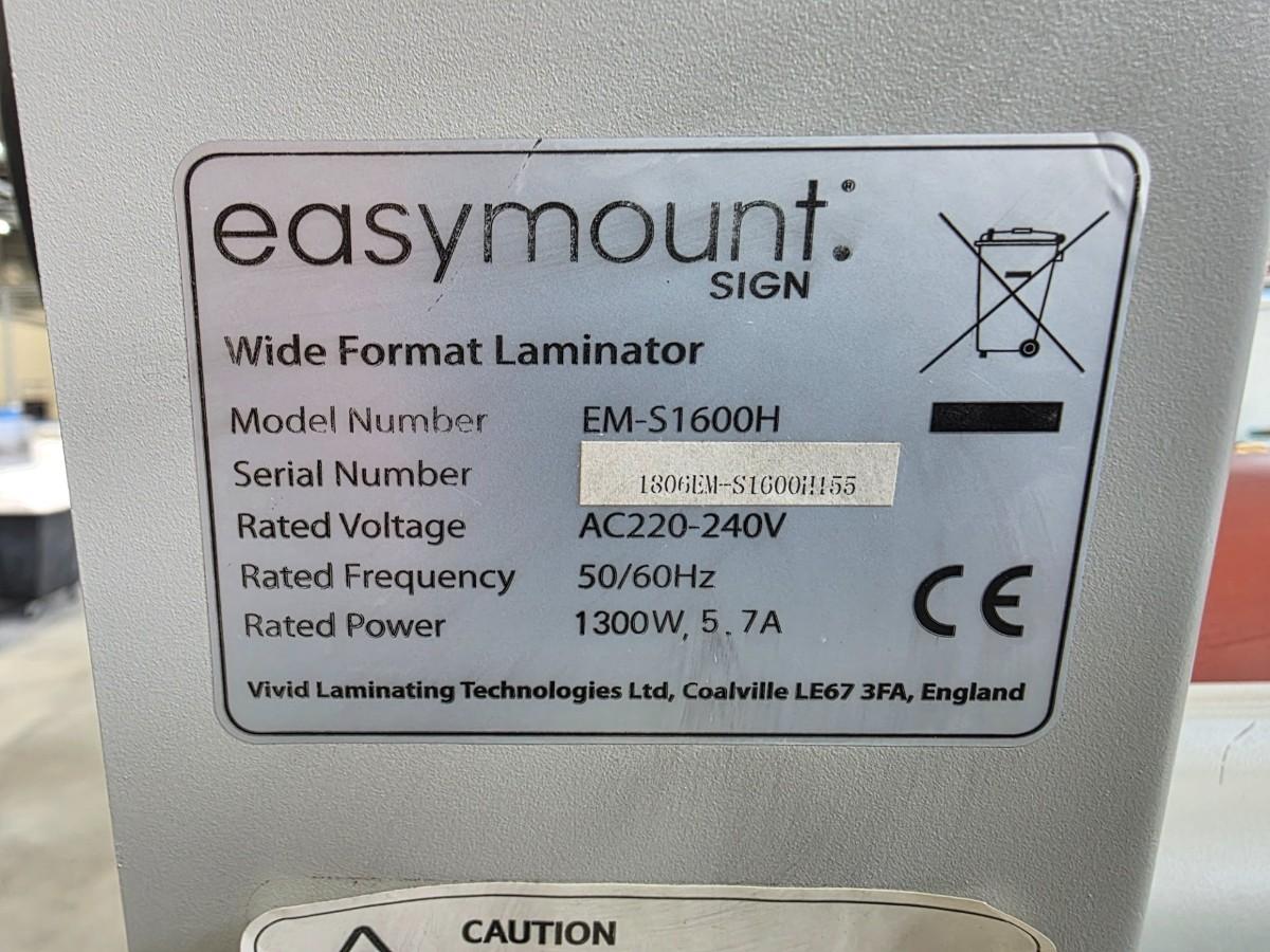 2006 EasyMountSign EM-S1600H Wide Format Laminator