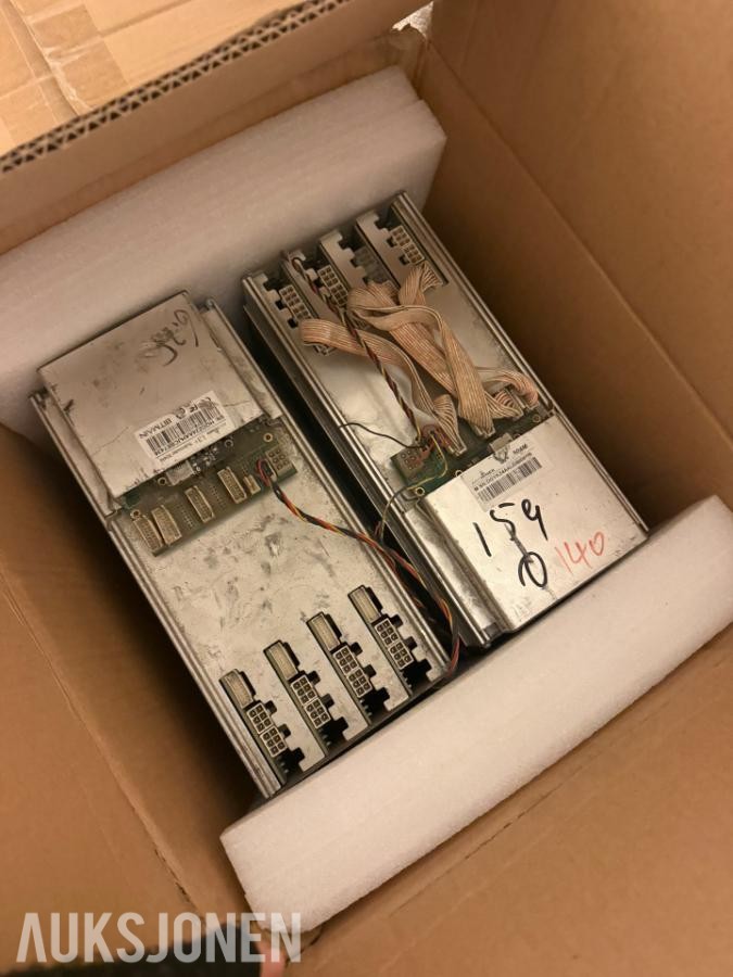 Bitmain Antminer L3+/L3++ – Ca. 180 stk – Utestet