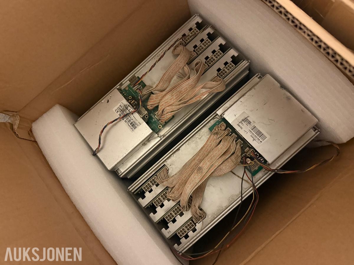 Bitmain Antminer L3+/L3++ – Ca. 180 stk – Utestet