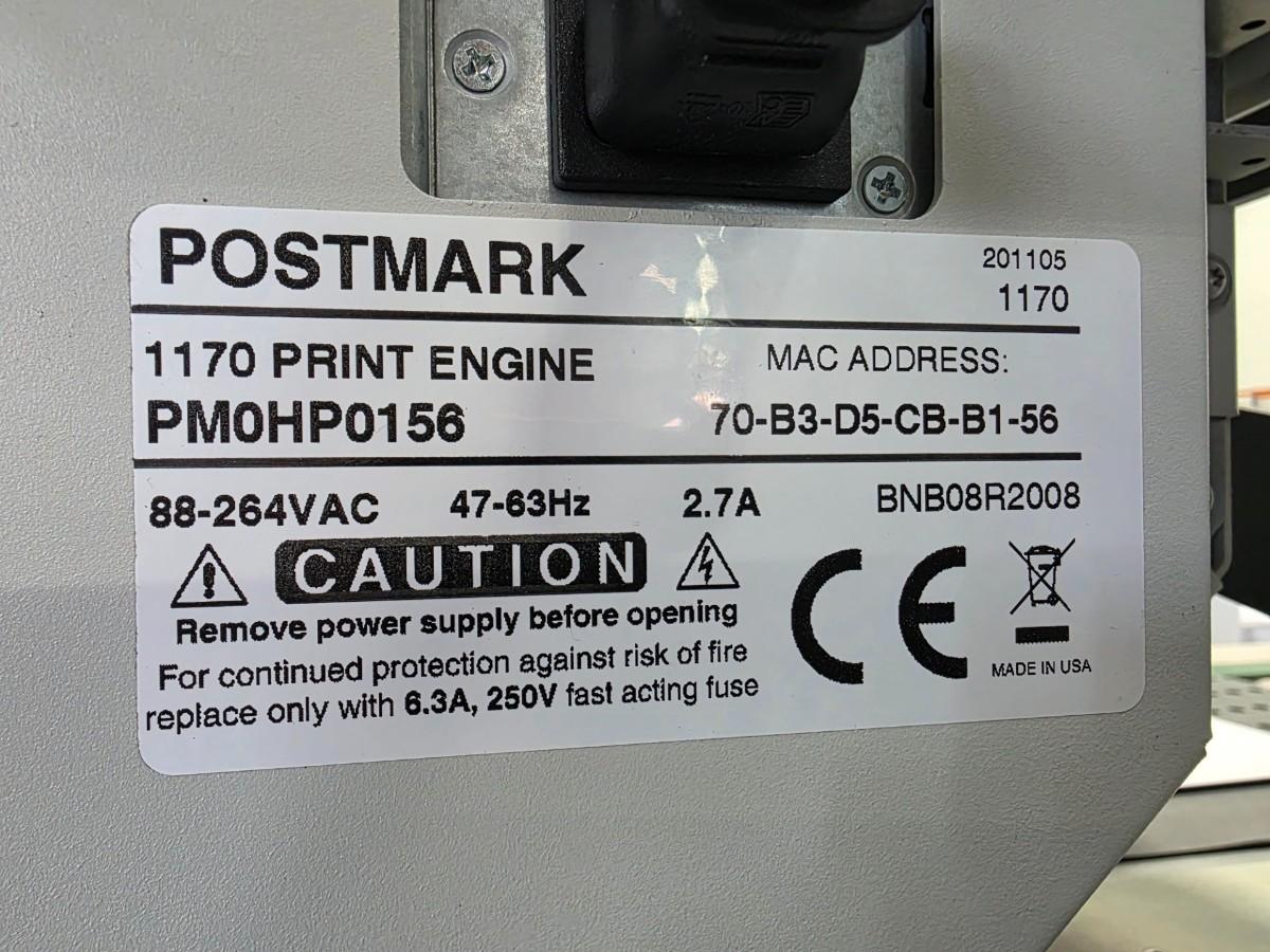 2011 Postmark 1170 Print engine