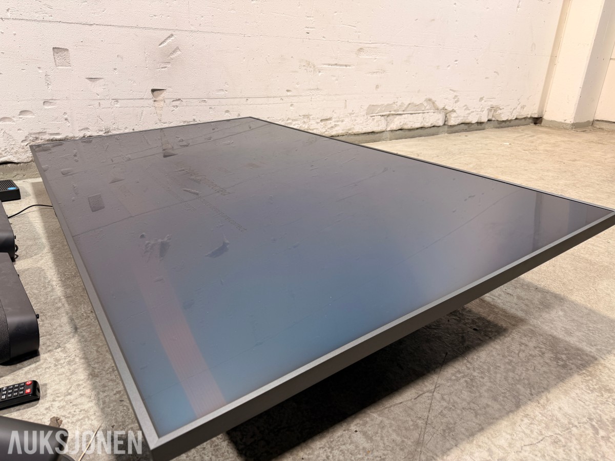 2020 Samsung 85 tommer infoskjerm med videokonferanse utstyr