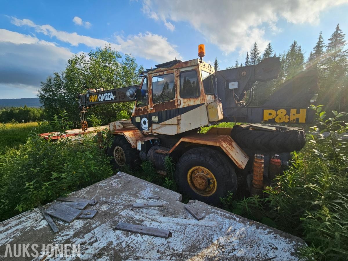 P & H OMEGA, 4WD terrengående mobilkran - mva fri