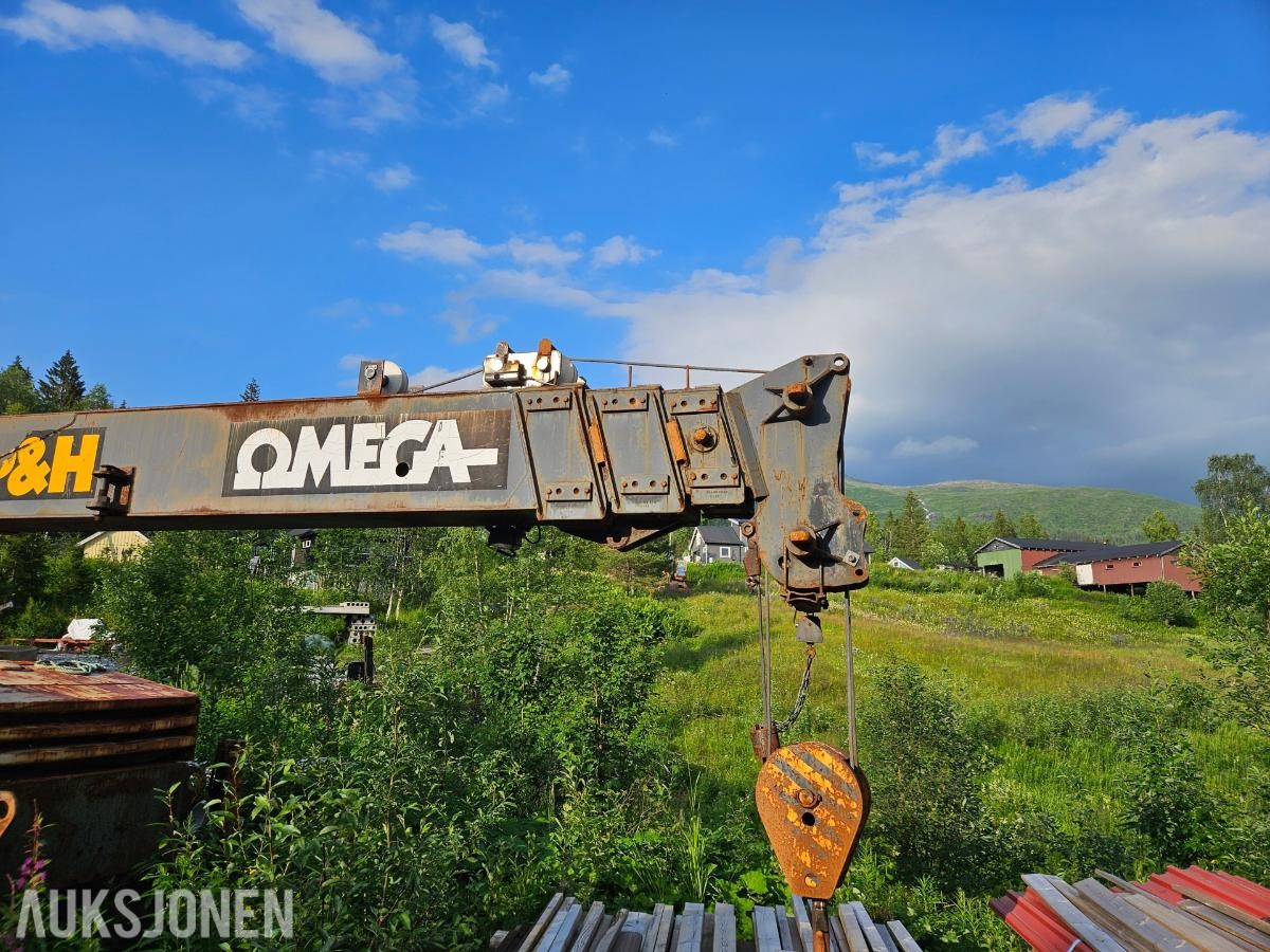 P & H OMEGA, 4WD terrengående mobilkran - mva fri
