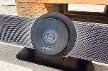 2022 Samsung QB75B 75 tommer skjerm med Logitech MeetUp konferansekamera