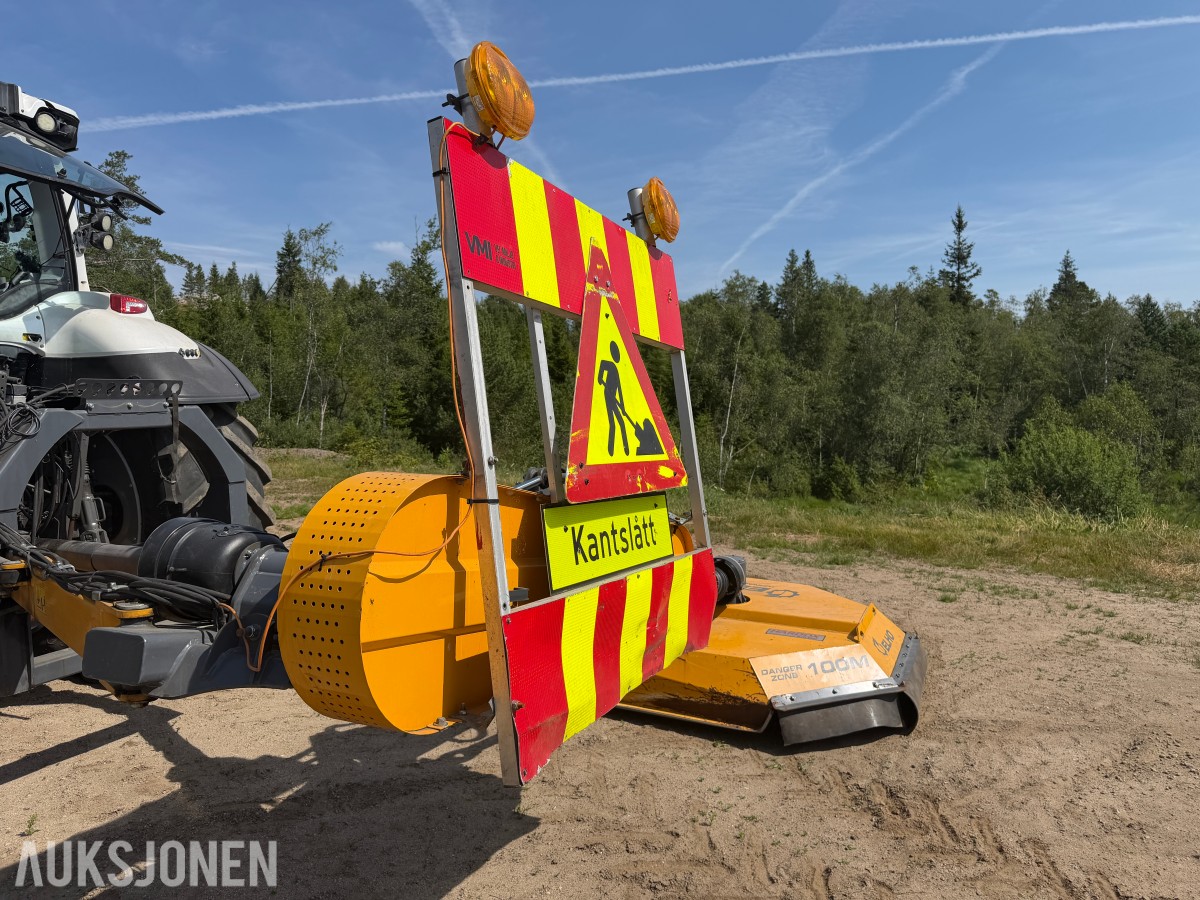 2023 ELHO TORNADO 560 KANTSLÅTTMASKIN – 5,5 M REKKEVIDDE – HARDOX – PTO – VARSLINGSTAVLE