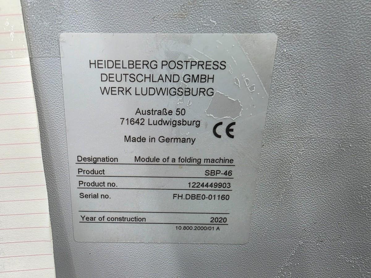 2017 Heidelberg Stahlfolder KH-78/82 falseanlegg med PFH-82