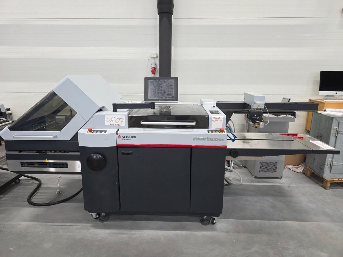 2025 Horizon AFV-566FKT Cross folder / PST-44L Press Stacker