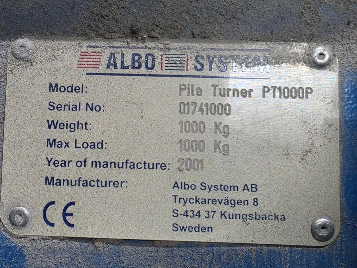 2001 Albo System Pile Turner PT1000P pallevender – 1000 kg