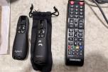 Samsung 75 tommer 4k infoskjerm med Logitech rally videokonferanseutstyr