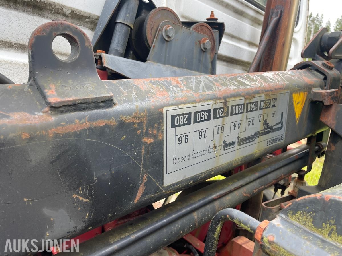 1986 MAN 12.170 F Med kran