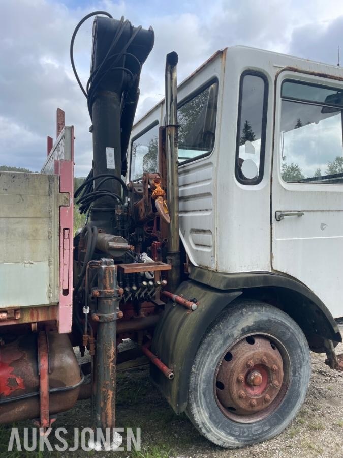 1986 MAN 12.170 F Med kran