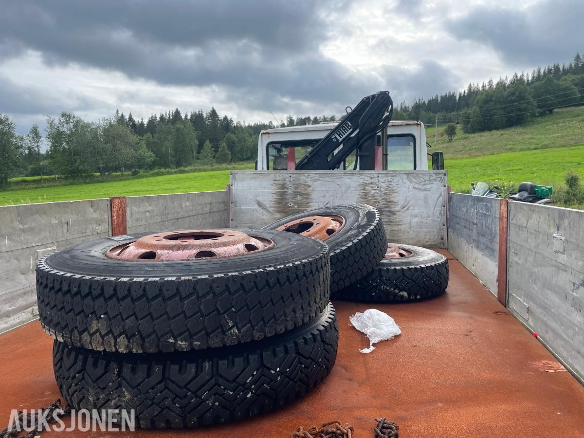 1986 MAN 12.170 F Med kran