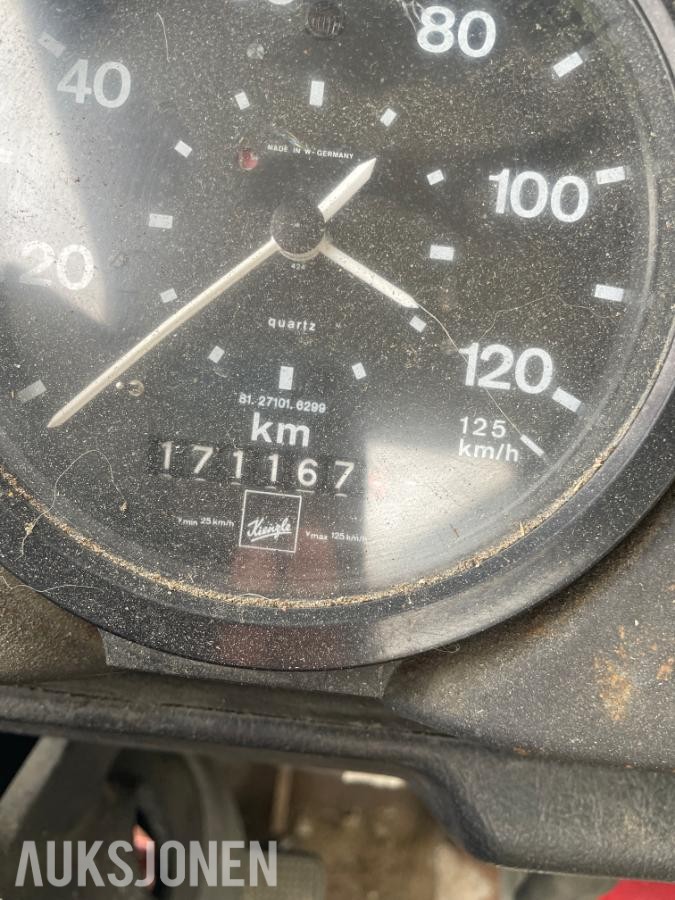 1986 MAN 12.170 F Med kran