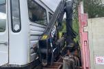 1986 MAN 12.170 F Med kran