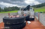 1986 MAN 12.170 F Med kran