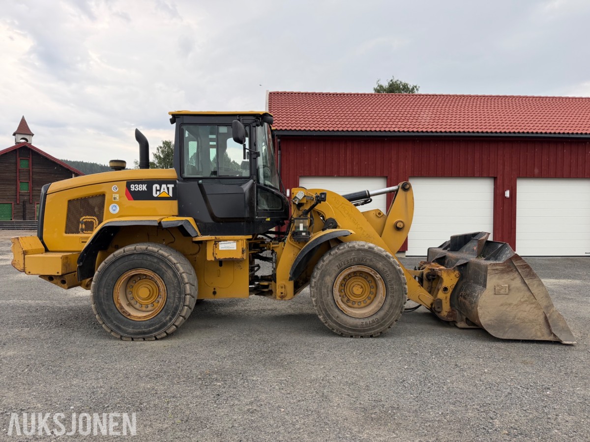 2013 Cat 938K Hjullaster. nylig sertifisert. Vekt i skuffe