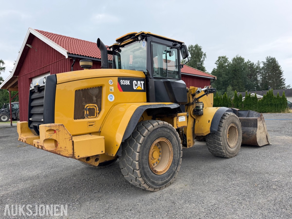 2013 Cat 938K Hjullaster. nylig sertifisert. Vekt i skuffe