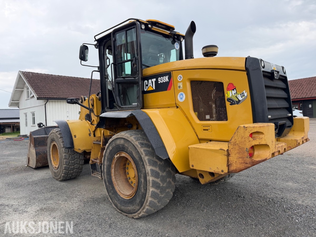 2013 Cat 938K Hjullaster. nylig sertifisert. Vekt i skuffe
