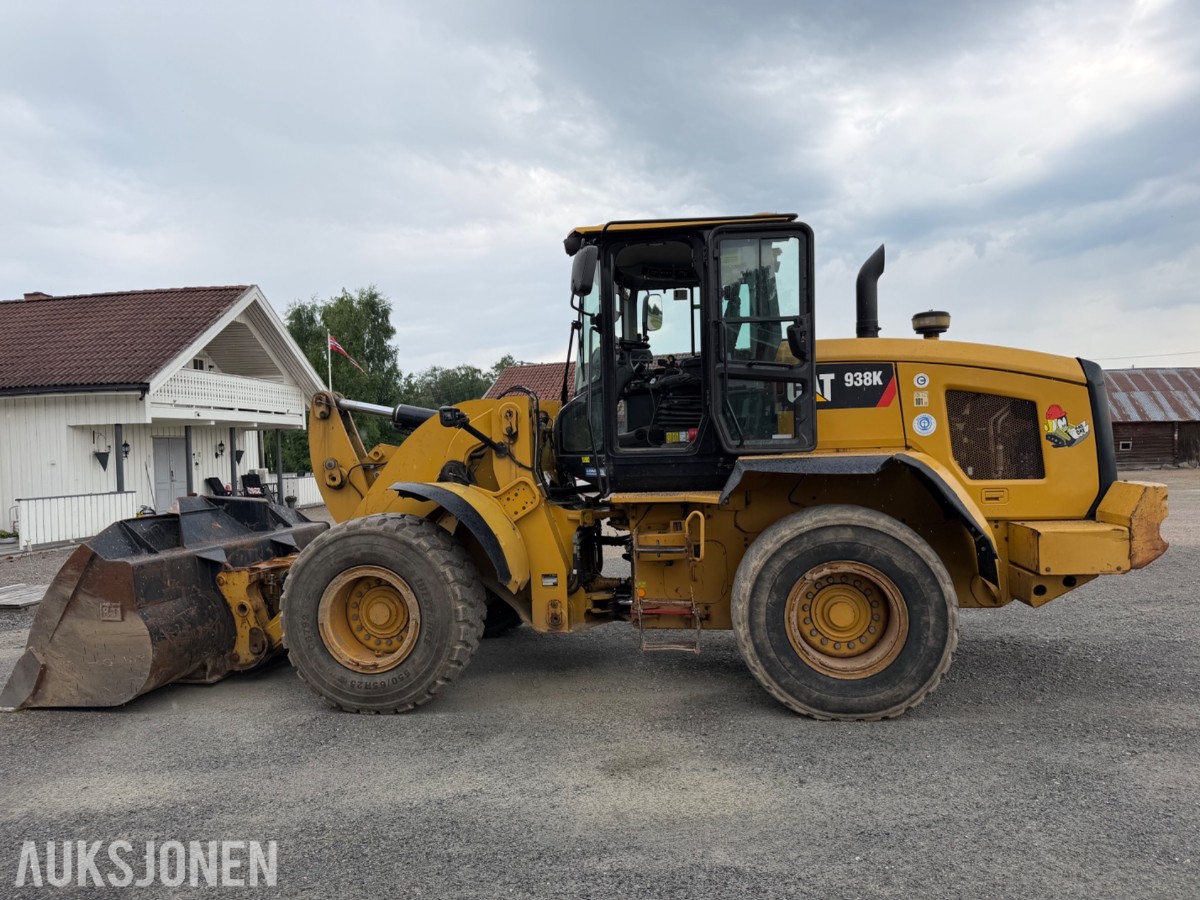 2013 Cat 938K Hjullaster. nylig sertifisert. Vekt i skuffe