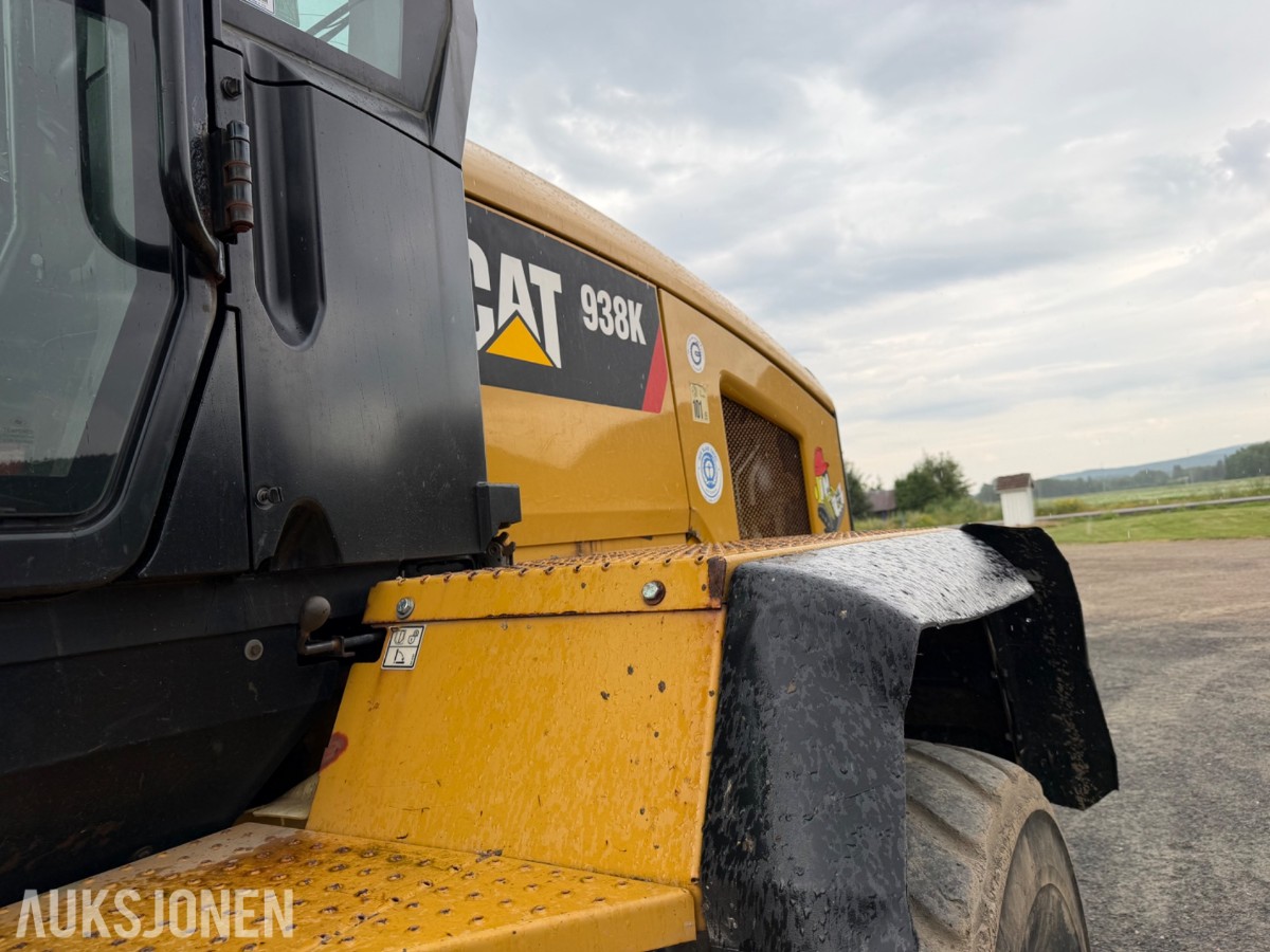 2013 Cat 938K Hjullaster. nylig sertifisert. Vekt i skuffe