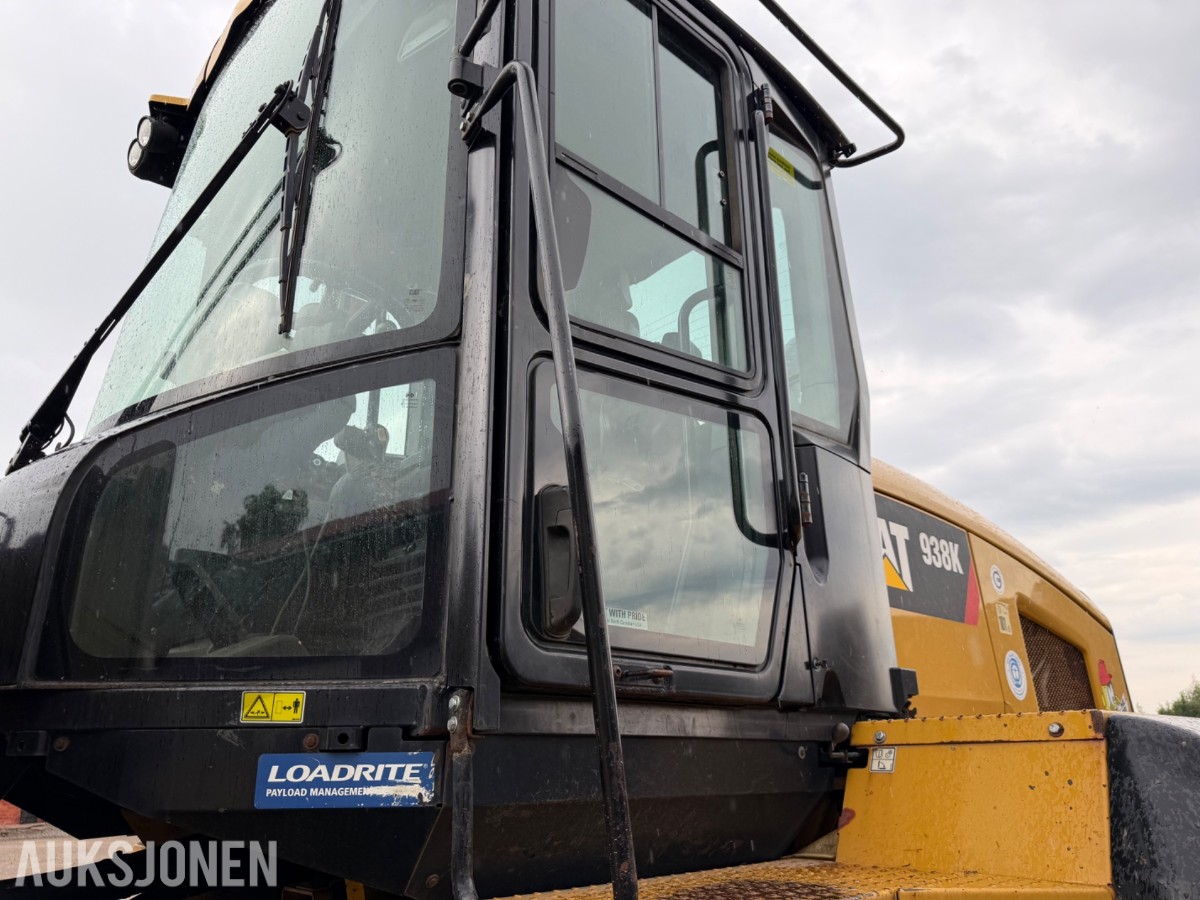 2013 Cat 938K Hjullaster. nylig sertifisert. Vekt i skuffe