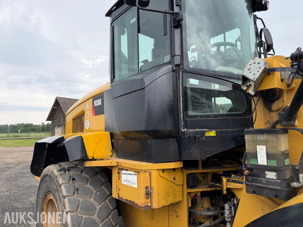 2013 Cat 938K Hjullaster. nylig sertifisert. Vekt i skuffe