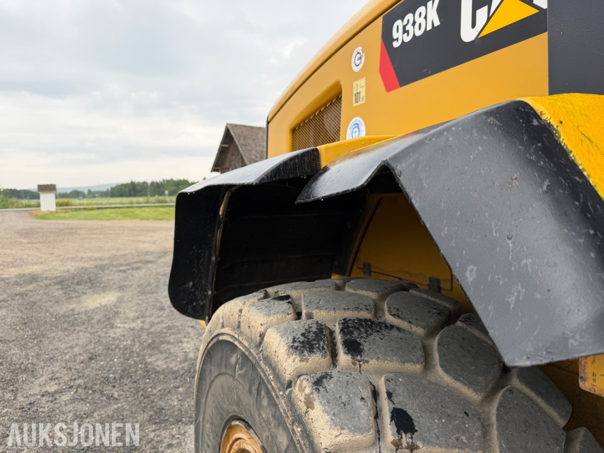 2013 Cat 938K Hjullaster. nylig sertifisert. Vekt i skuffe